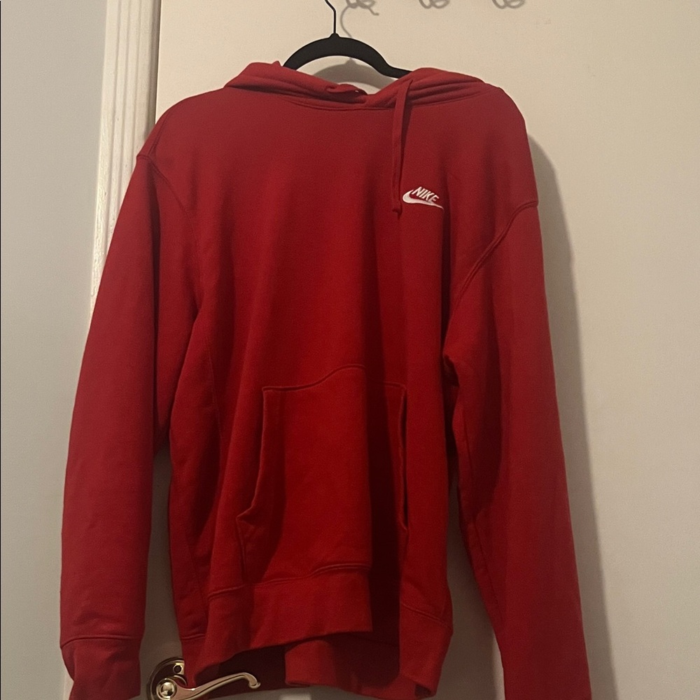 Men's Red Nike Hoodie